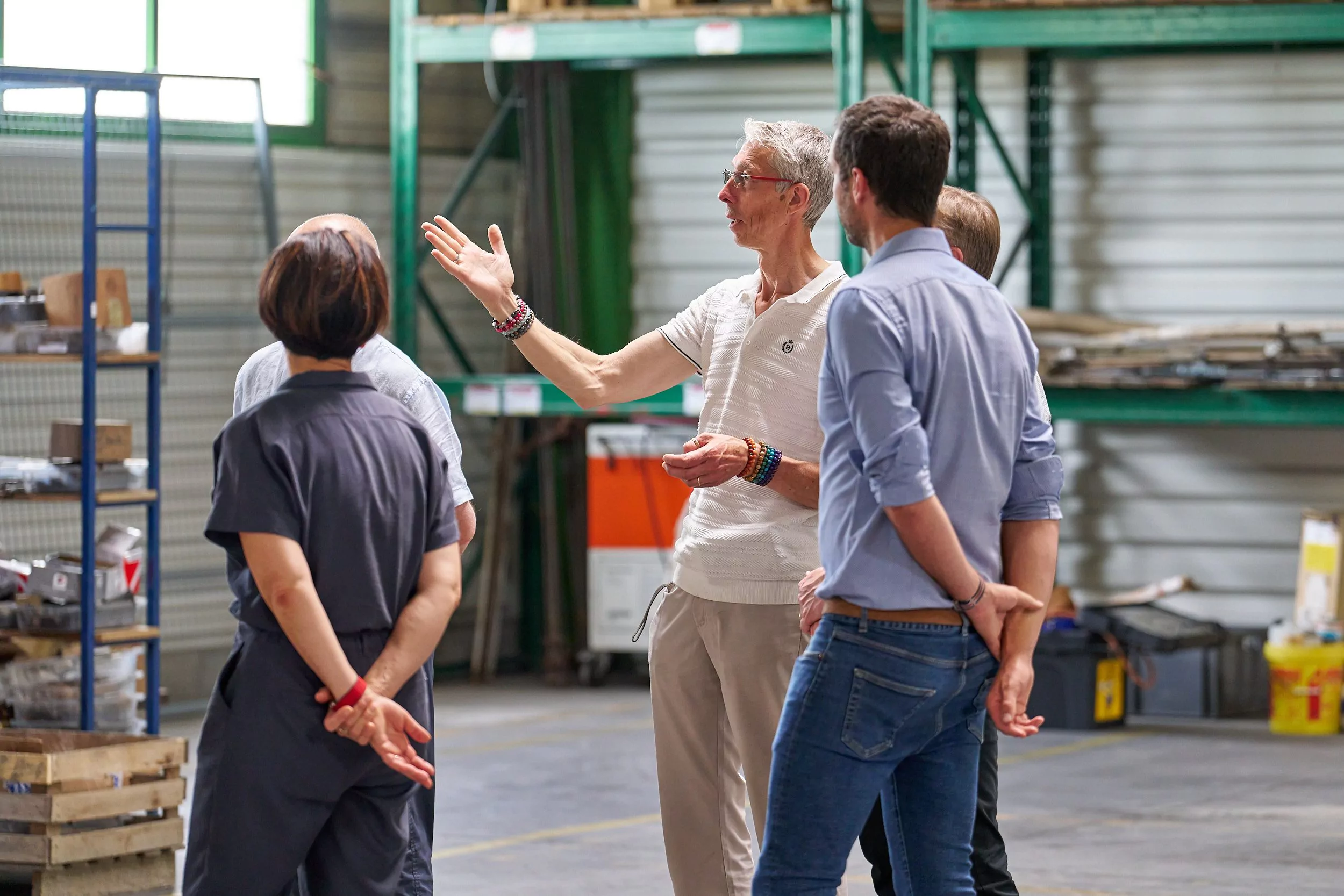 Inauguration d'entreprise - visite des nouveaux locaux